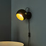 Table and Wall Lamp Black