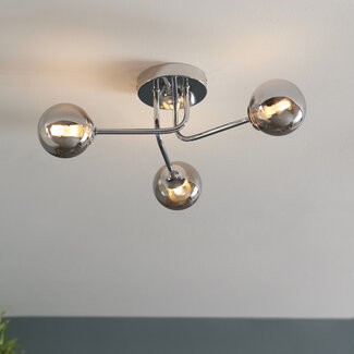 Global 3lt Semi-flush - Chrome/Mirror