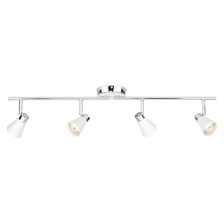 Logan 4 Bar LED GU10 White