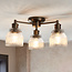 Tomias 3 Light Semi Flush Glass