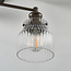 Tomias 3 Light Semi Flush Glass