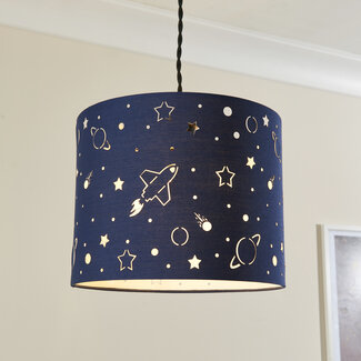 Spaceship 1lt Shade Blue cotton