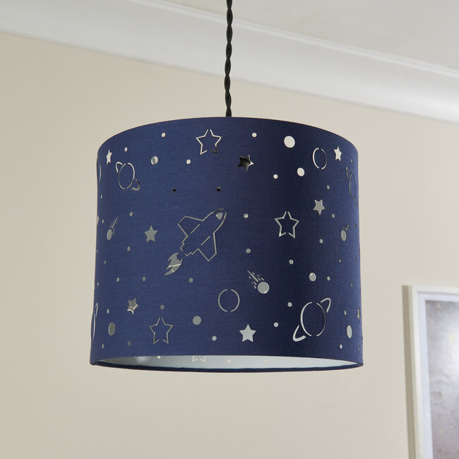 Spaceship 1lt Shade Blue cotton