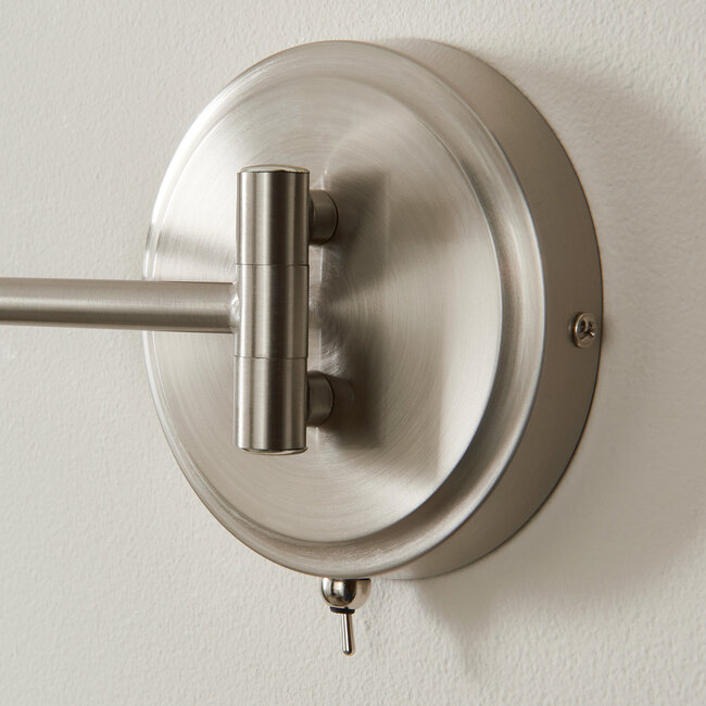 Preston Base Only Wall Light Brushed Chrome