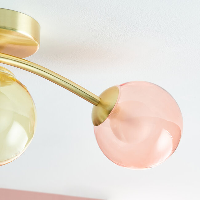 Eliss Bathroom 3 Light Flush Ceiling Fitting