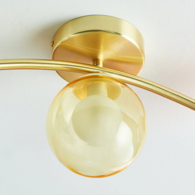 Eliss Bathroom 3 Light Flush Ceiling Fitting