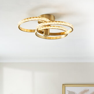 Aero LED SF Satin Brushed Gold