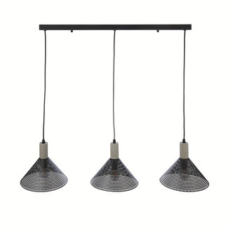 Perrigan Mesh 3 Bar Light Black