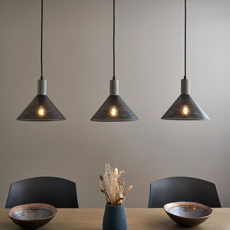 Perrigan Mesh 3 Bar Light Black