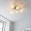 Maye 6lt Semi Flush Satin Brass