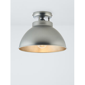 Belmont Semi Flush, Silver