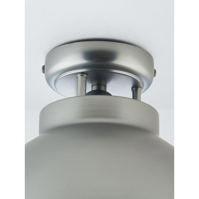 Belmont Semi Flush, Silver