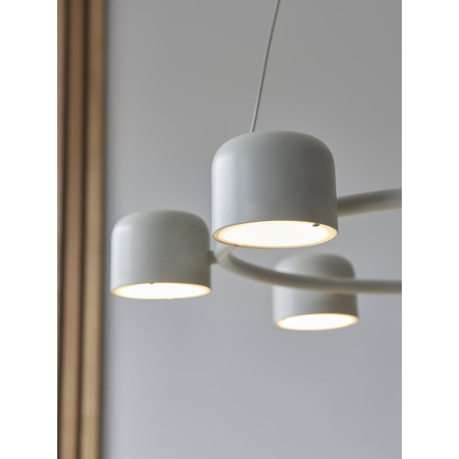 Perth Hoop Pendant, Greige