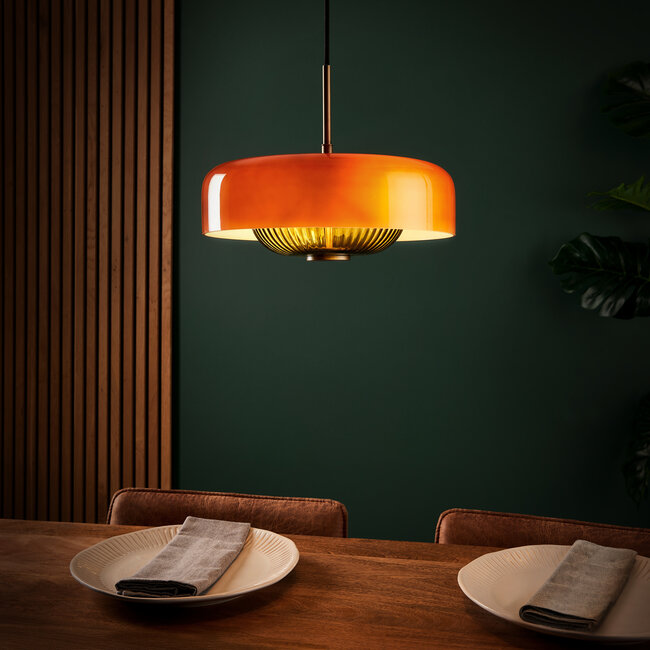 Fray Glass Ceiling Fitting 2 light