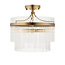 Marietta 3lt Semi Flush Brass