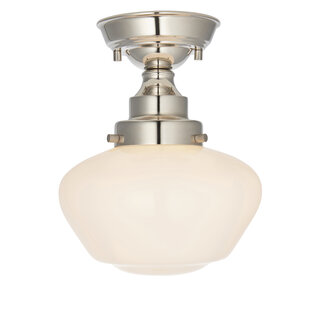 Camberley semi flush - Nickel/opal - Factory Second