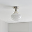 Camberley semi flush - Nickel/opal - Factory Second