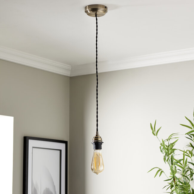 Modern Cable Set 1lt Pendant AB