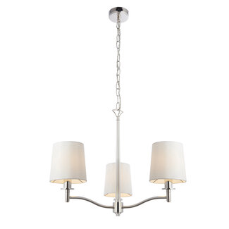 Ortona 3lt Pendant - Bright nickel - Factory Second