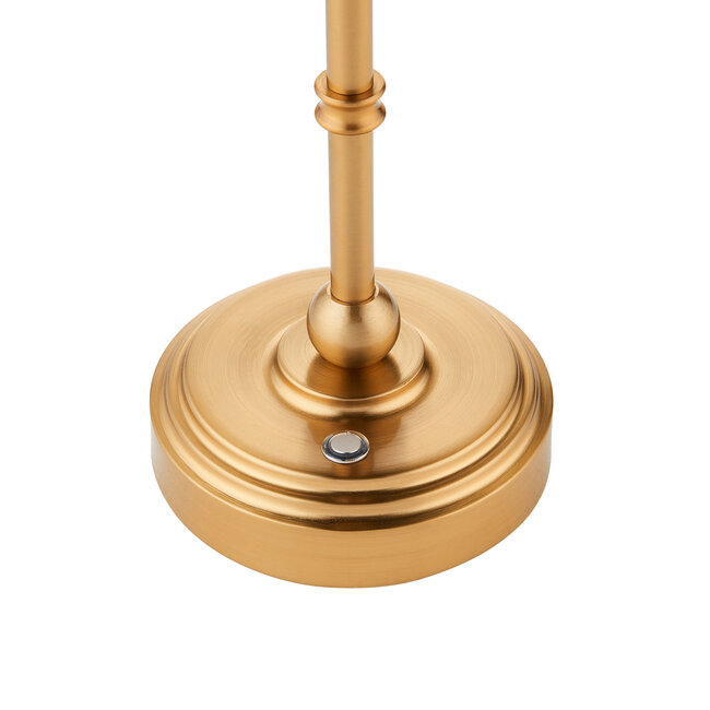 Burley Rechargeable Table Base - Br Aged Brass