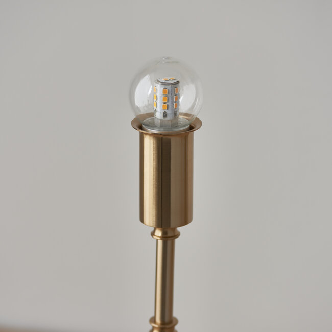 Burley Rechargeable Table Base - Br Aged Brass