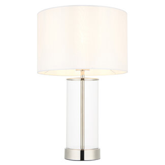 Lessina Small Table - Bright Nickel