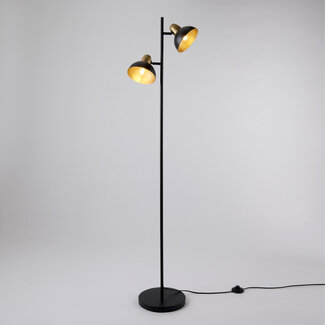 Higuruma 2lt Floor Lamp Black