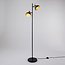 Higuruma 2lt Floor Lamp Black