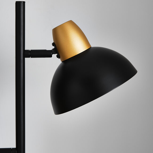 Higuruma 2lt Floor Lamp Black