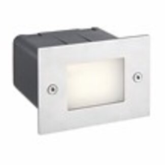 Seina half brick IP44 2W Cool white recessed-Marine Grade