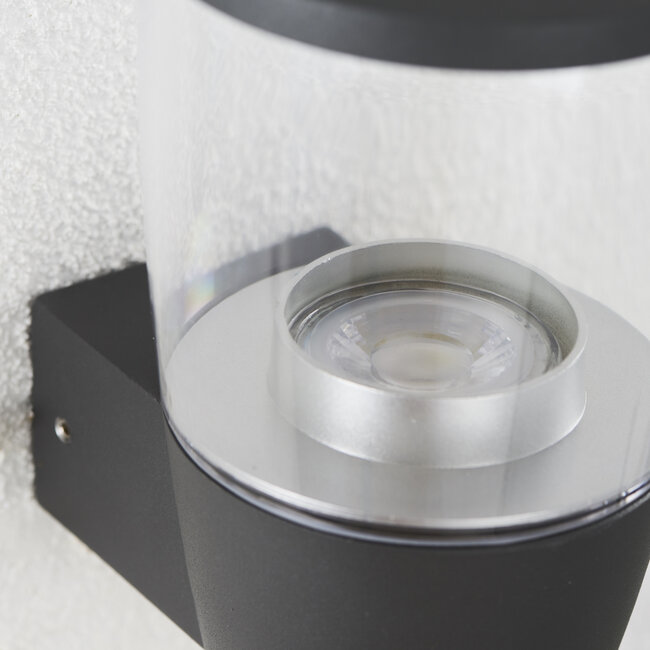 Canillo wall IP44 7W  - textured dark matt anthracite