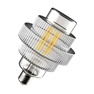 Crompton Deco LED Gear 112mm Clear 1800k 470LM