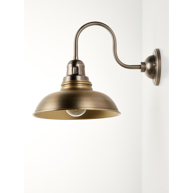 Homer 1lt Wall dark antique brass