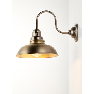 Homer 1lt Wall dark antique brass