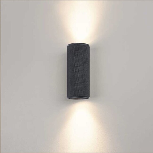 Brilliant Marty LED 2lt Wall Up and Down Black