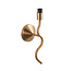 Wriggle Wall Fitting - Br Aged Brass