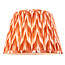 Zigzag 35cm Shade - Apricot Orange