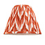 Zigzag 25cm Shade - Apricot Orange
