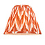 Zigzag 25cm Shade - Apricot Orange