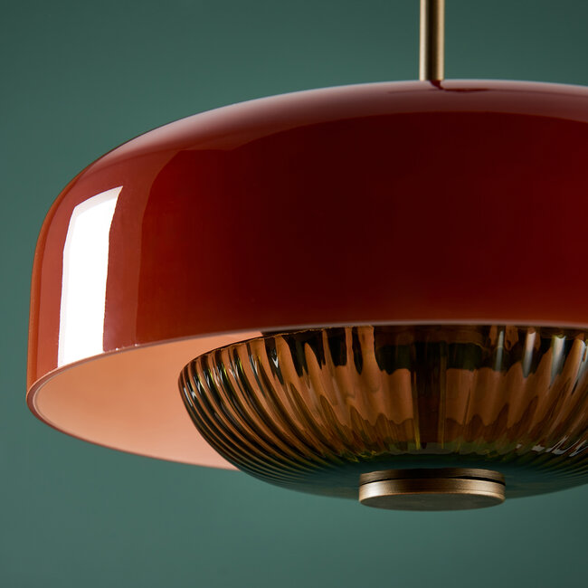 Fray Glass Ceiling Fitting 2 light