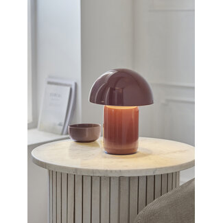 Fungi LED TL, burgundy