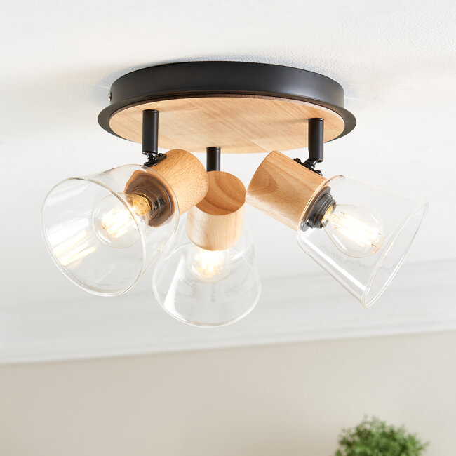 Zante 3 Light Spotlight Round