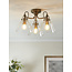Rushcombe 3 Light Semi flush