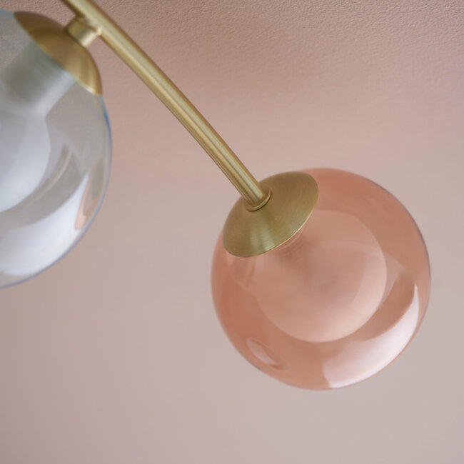 Angelina Semi Flush Light Multi Coloured