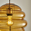 Beehive Glass Easy Fit Pendant Amber