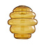 Beehive Glass Easy Fit Pendant Amber