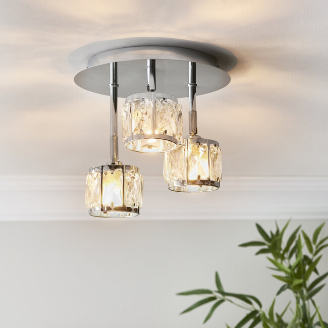Klive 3 Light Spotlight Round