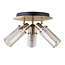 Lamen 3 Light Spotlight Round Antique Brass