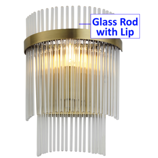 Marietta  -  Glass Rods S-108313  - Pack Of 2
