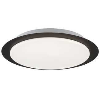 Brilliant Vittoria LED ceiling light 33cm black/white 4000K